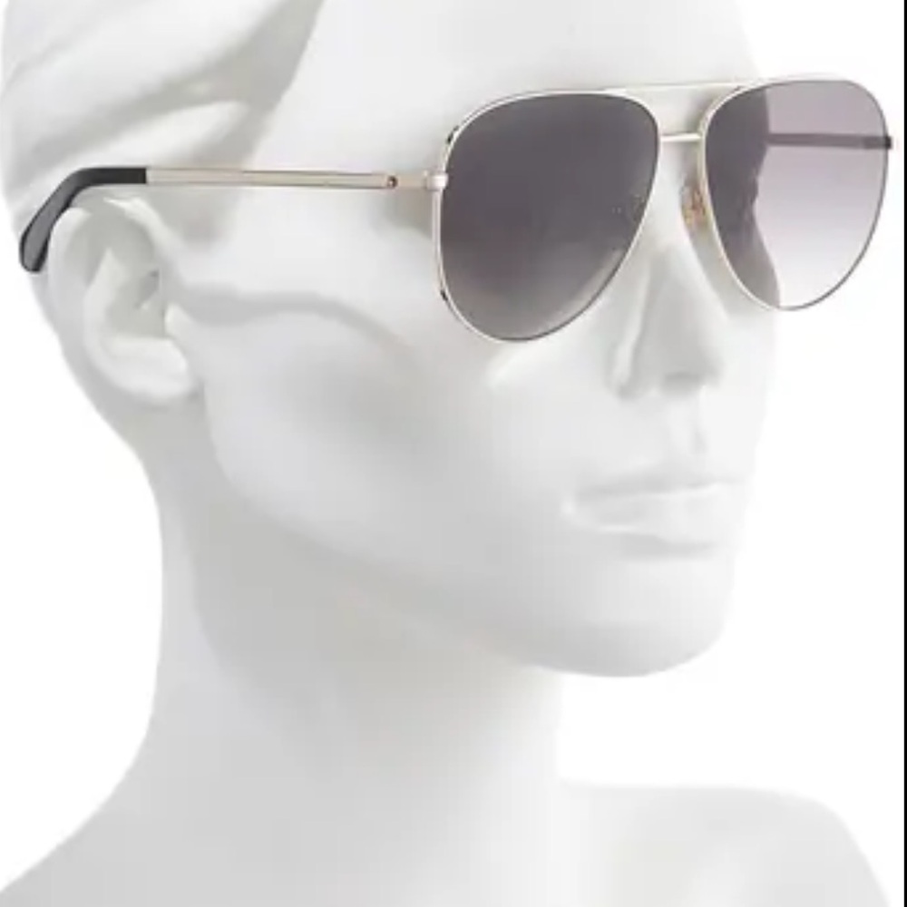 Kate Spade Isla Polarized Aviator Sunglasses 61mm
